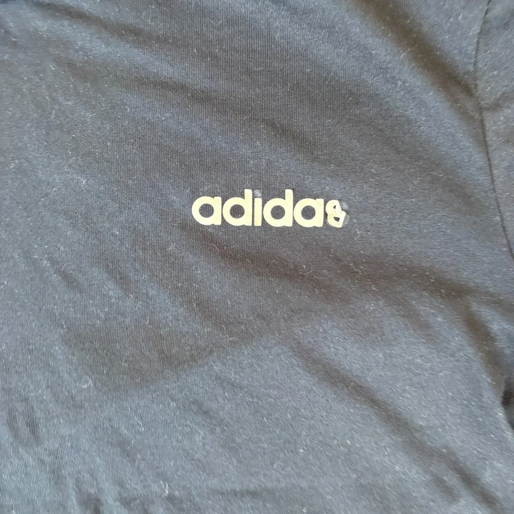 Adidas 2 Move Feel Ready Aeroready T-Shirt Men Medium Black Logo Cotton Pullover